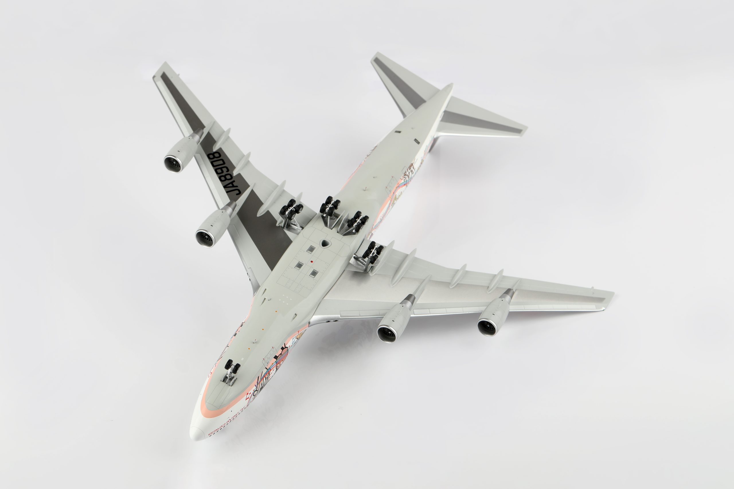 SQ Wings 1:200 JAL 50周年 B747-400D JA8908 Japan Airlines Boeing 747-400D JA8908 Dream Express #1